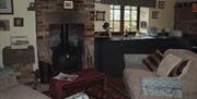 Cosy warm fire in the lounge