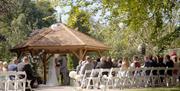 Outside Wedding Venue