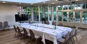 The Upper House - Orangery set for a board meeting