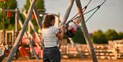 Part of the outdoor play area at Hockerhill Adventure Playbarn (2)