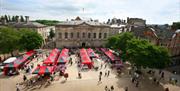Stafford's market square venue for many of the town's popular events.