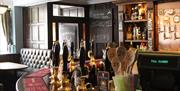 The bar area