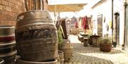 The beer garden