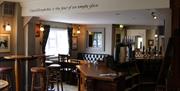 The pub bar area