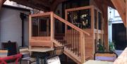 Outside decking area