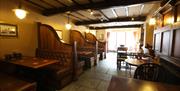 Quiet dining area
