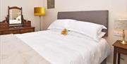 Bedroom with comfortable double bed