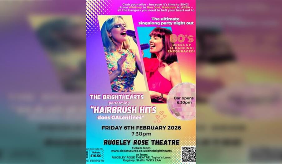 Hairbrush Hits Does Galentines - Ultimate Singalong Party Night Hairbrush Hits Does Galentines - Ultimate Singalong Party Night